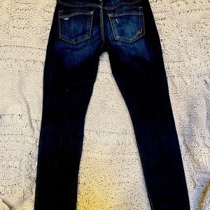 Express low rinse Denim leggings jeans 0s
